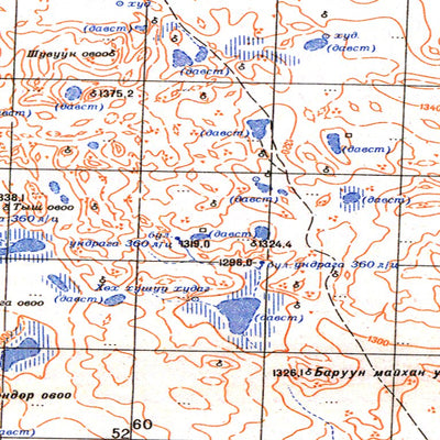 Soviet Genshtab - l48-059 - Mongolia