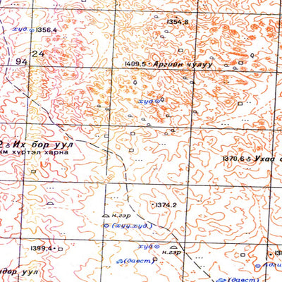 Soviet Genshtab - l48-084 - Mongolia