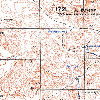 Soviet Genshtab - l48-065 - Mongolia