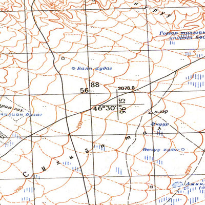 Soviet Genshtab - l47-049 - Mongolia