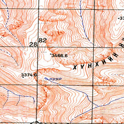 Soviet Genshtab - l47-033 - Mongolia