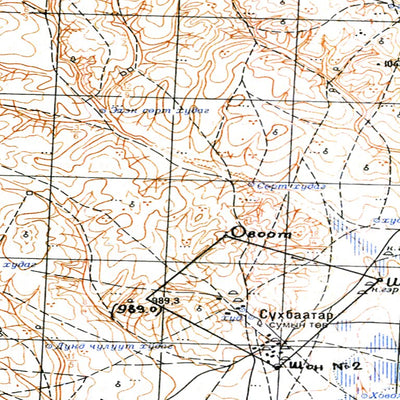 Soviet Genshtab - l49-048 - Mongolia