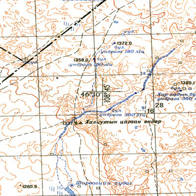Soviet Genshtab - l49-062 - Mongolia