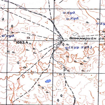 Soviet Genshtab - l49-093 - Mongolia