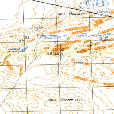 Soviet Genshtab - l49-086 - Mongolia