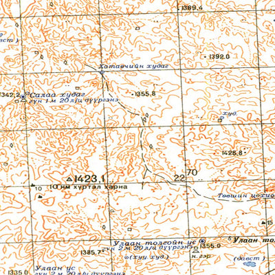 Soviet Genshtab - l49-121 - Mongolia