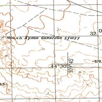 Soviet Genshtab - l49-124 - Mongolia