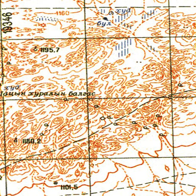 Soviet Genshtab - l49-123 - Mongolia
