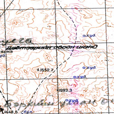 Soviet Genshtab - l49-051 - Mongolia