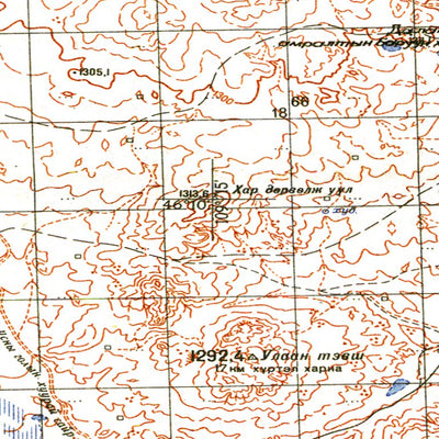 Soviet Genshtab - l49-063 - Mongolia