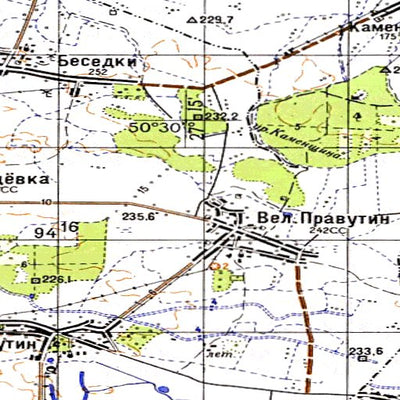 Soviet Genshtab - m35-055--(1986) - Ukraine