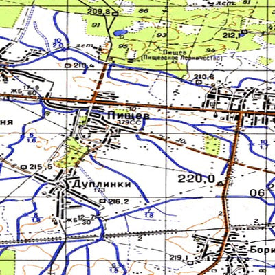 Soviet Genshtab - m35-055--(1986) - Ukraine