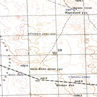 Soviet Genshtab - l50-086 - Mongolia