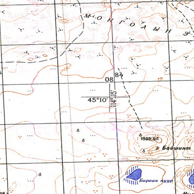 Soviet Genshtab - l50-097 - Mongolia