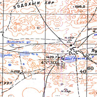 Soviet Genshtab - l48-092 - Mongolia