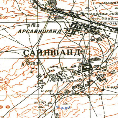 Soviet Genshtab - l49-113 - Mongolia