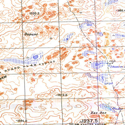 Soviet Genshtab - l49-074 - Mongolia