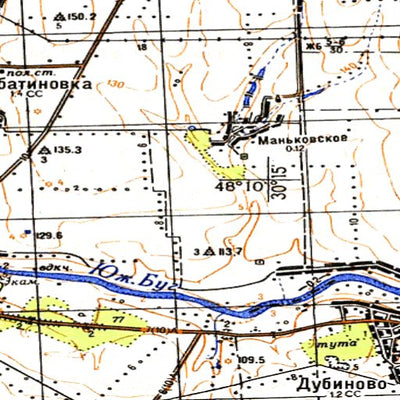 Soviet Genshtab - m36-133--(1983) - Ukraine