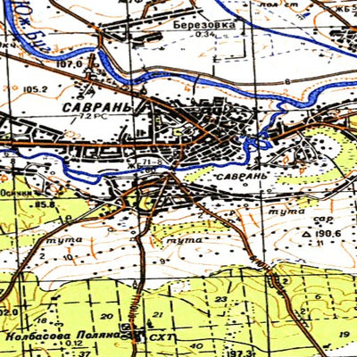 Soviet Genshtab - m36-133--(1983) - Ukraine