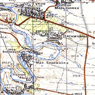 Soviet Genshtab - m35-113--(1982) - Ukraine