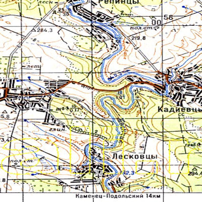 Soviet Genshtab - m35-113--(1982) - Ukraine