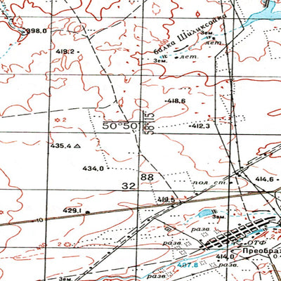 Soviet Genshtab - m40-045 - Kazakhstan