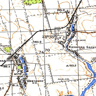 Soviet Genshtab - m36-123--(1983) - Ukraine