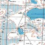 Soviet Genshtab - m42-071 - Kazakhstan