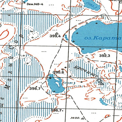 Soviet Genshtab - m42-071 - Kazakhstan