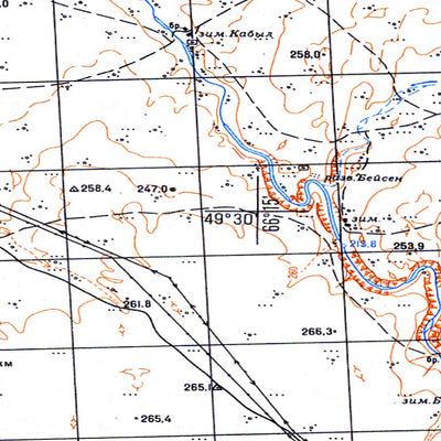 Soviet Genshtab - m42-085 - Kazakhstan