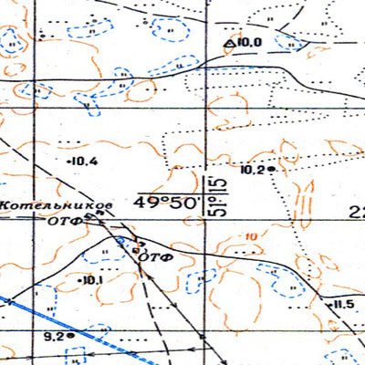 Soviet Genshtab - m39-079 - Kazakhstan
