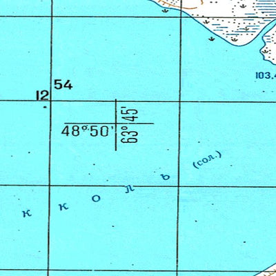 Soviet Genshtab - m41-116 - Kazakhstan