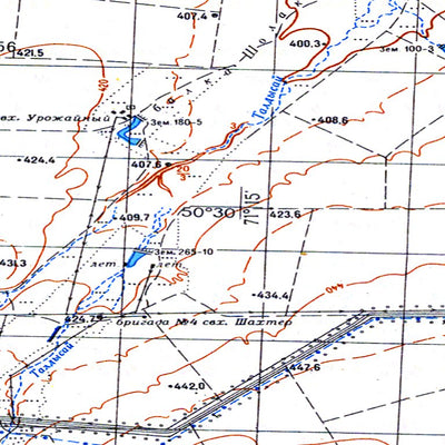 Soviet Genshtab - m42-059 - Kazakhstan