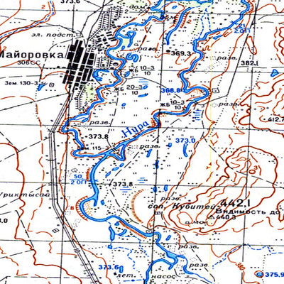 Soviet Genshtab - m42-059 - Kazakhstan