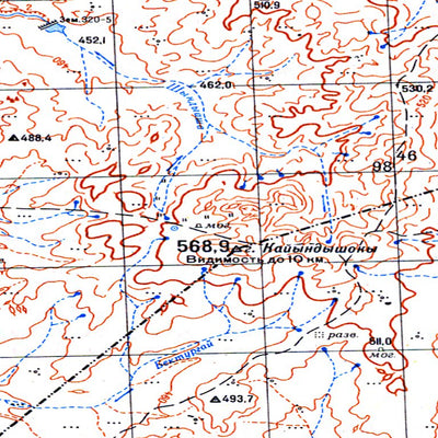 Soviet Genshtab - m42-086 - Kazakhstan