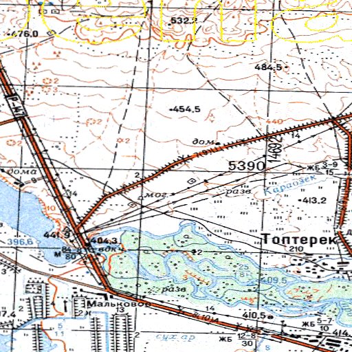 Soviet Genshtab - m44-132 - Kazakhstan Map by Avenza Systems Inc ...