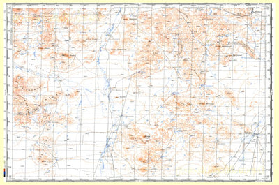Soviet Genshtab - m43-129 - Kazakhstan