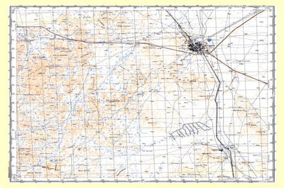 Soviet Genshtab - m43-134 - Kazakhstan
