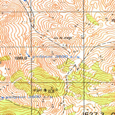 Soviet Genshtab - m48-126 - Mongolia