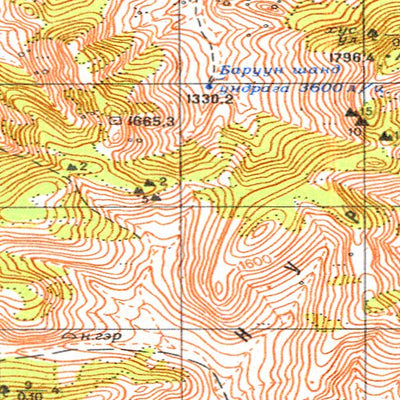 Soviet Genshtab - m48-138 - Mongolia