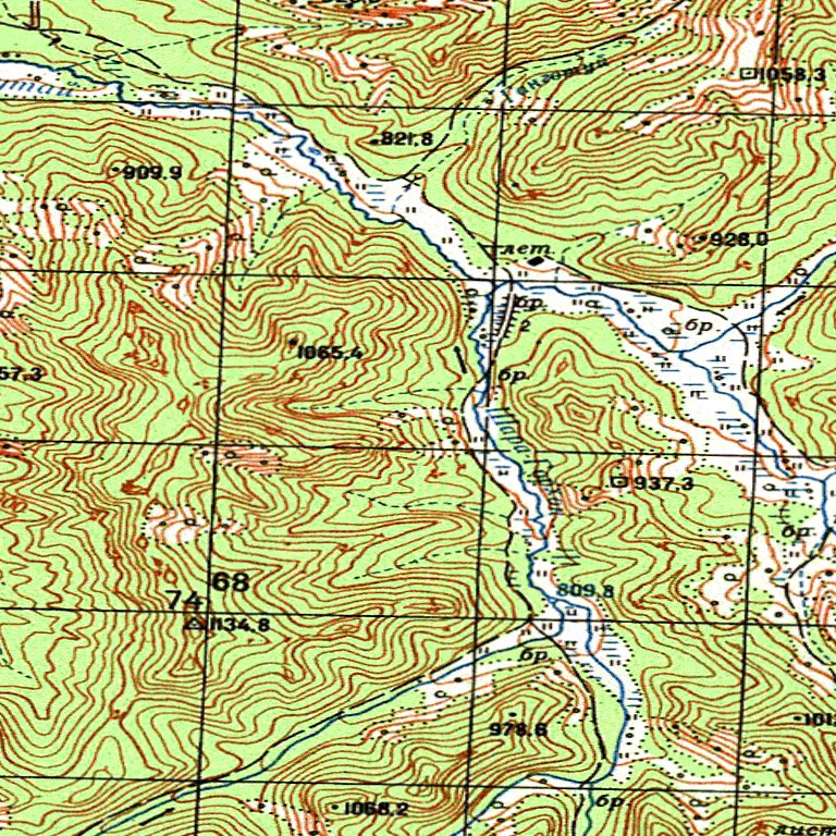 Soviet Genshtab - m49-035 - Russia Map by Avenza Systems Inc. | Avenza Maps
