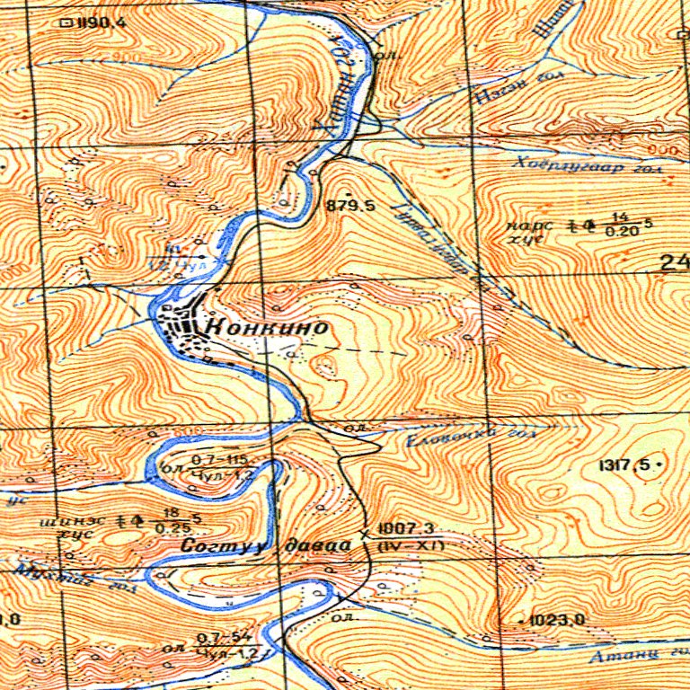 Map M49 Soviet Genshtab - m49-073--(1971) - Russia Map by Avenza Systems Inc ...