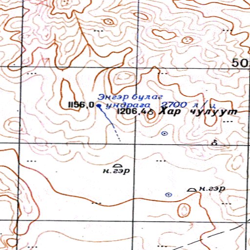 Map M49 Soviet Genshtab - m49-141 - Mongolia Map by Avenza Systems Inc ...