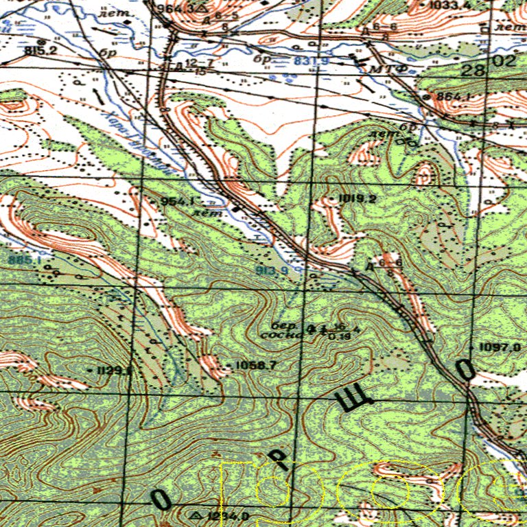 Map M49 Soviet Genshtab - m49-048 - Russia Map by Avenza Systems Inc. | Avenza Maps