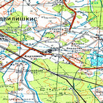 Soviet Genshtab - n34-012 - Lithuania