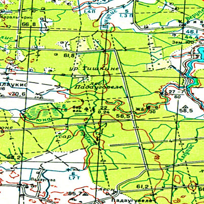 Soviet Genshtab - n34-036 - Lithuania
