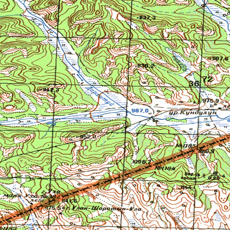 Map M49 Soviet Genshtab - m49-083 - Russia Map by Avenza Systems Inc. | Avenza Maps