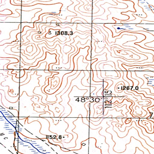 Soviet Genshtab - m49-129 - Mongolia Map by Avenza Systems Inc ...