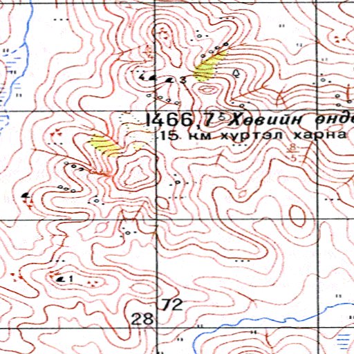 Map M49 Soviet Genshtab - m49-138 - Mongolia Map by Avenza Systems Inc ...