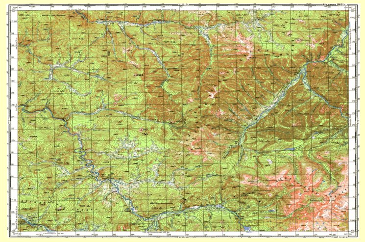 Soviet Genshtab - m49-076 - Russia Map by Avenza Systems Inc. | Avenza Maps